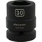Dynamic 1" Drive Standard Socket, Black Phosphate, Tools 30MM X 1" Drive, 6 Point Standard Length D025030 - alternate 5